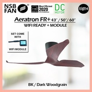NSB FAN AERATRON FR+ 43 / 50 / 60 Inches WiFi Ready + Module With Remote Control 6 Speeds DC Motor C
