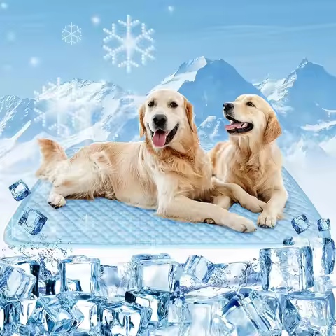 Thick Cooling Mat for Dogs, Non-Slip Pet Bed for Indoor Outdoor Use and Car Seats, 39x28 Inches