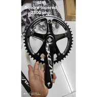 SKEACE CRANKSET 48t, arm 165, 144bcd FULL ALLOY 2850 PESOS square tapered Brandnew