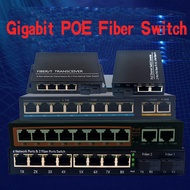 gigabit Ethernet PoE Switch  Uplink Fast Ethernet switch POE Ethernet Media Converter  10/100/1000M