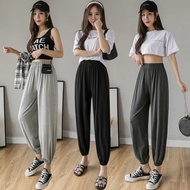 Women's Modal Sport Pants - Gray Slender Fit Casual Wear