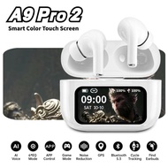 A9 Pro 2 Earphone Wireless Earphone Full Touch Screen Control Headset ANC Noise Reduction Earbuds In