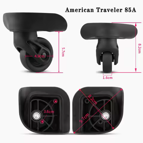 American Traveler 85A Suitcase Accessories Replacement Universal Wheel Suitcase Wheel JX9054 Suitcas