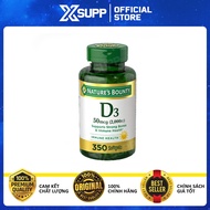 [DATE 2027] Natures Bounty Vitamin D3 50 Mcg/2000iu - Viên Uống Bổ Sung Giúp Xương Chắc Khỏe (350 Vi