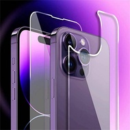 Glass Screen Protector Front Back For iPhone 5 5S SE 2020 2022 2016 Protective Glass For iPhone 11 Pro XS MAX X XR 7 8 Plus