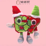 MAYIT Festive 67 Artful Plushie, Peripherials Decoration Festive Brainrot 67 Plush Festive 67 Plush 