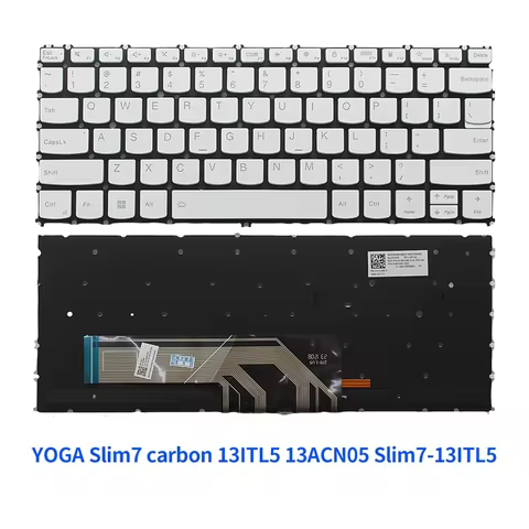 New Laptop Keyboard For Lenovo Ideapad Yoga Slim 7-13ACN05 Yoga Slim 7-13ITL05 Yoga Slim 7 Carbon 13