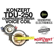 ORIGINAL KONZERT TDU-250 Compression Driver Voice Coil
