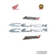 EMBLEM CLICK 125i TIMBUL SILVER CROOM / LOGO STICKER TIMBUL CLICK 125i