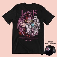 BA036 UTA ONE PIECE T-Shirt Free Hat and Sticker Anime Theme Uta One Piece Film Red Front Back Scree
