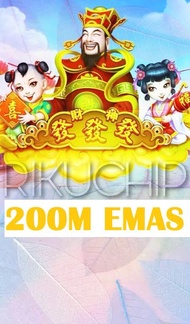 CHIP KUNING EMAS 200M - DOMINO HIGGS ISLAND