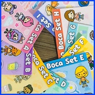∼ ✹ ♟ Toca Life Toca Boca Laminated Sticker Sheets
