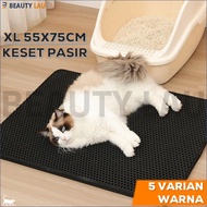 Cat Sand Mat XL 55X75CM Cat Litter Mat Cat Sand Carpet Cat Litter Box Mat