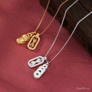 Necklace Pixiu Clavicle Chain Silver Temperament Female Style Weixue Vajra Diamond Exquisite Hot-sel