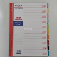 Finepap File Index Divider A4 120gsm 10 Colour Card S1108-Paper