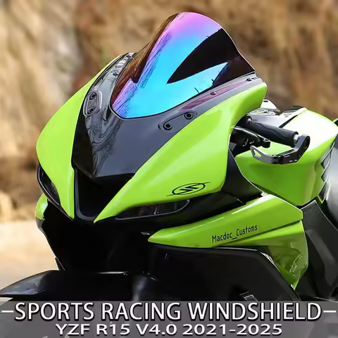Fits For YAMAHA YZF R15 V4.0 2021-2025 YZF-R15 V4 YZF-R125 2024 Motorcycle Sport Racing Windshield W