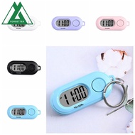 FORBETTER Electronic Watch Keyring, Table Time Display Portable Digital Electronic Clock Keychain, Backpack Watch ABS Key Display Oval Watch Mini LED Digital Clock Kids