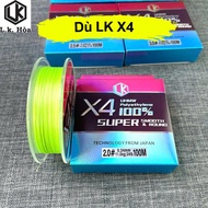 LURE PE X4 LK FISHING LINE, LK X4 PARACHUTE LINE SPECIALIZED IN LURE FISHING