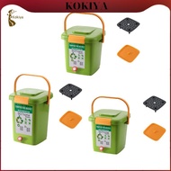 [kokiya] Compost Bin, Sealed Bin And Handle, Portable Compost Bin, Garden/patio Compost Box for The 
