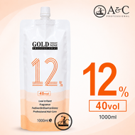 Gold Nine Hydrogen Peroxide Developer Cream 1000ml Goldnine Peroxide Hair Colour Oxidant 3% 6% 9% 12