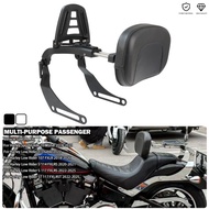 Multi-Purpose Backrest Sissy Bar Luggage Rack For Harley Sport Glide FLSB 107 Low Rider 114 117 EI D