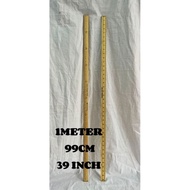 (1PCS)1Meter/High Quality/ Wood Ruler /Tailor Wood Ruler / Ruler / Meter Ruler / Pembaris / Pembaris
