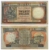 Hong Kong Banknote 20 Dollars (HSBC) 1990  VF Circulated.