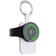 適用三星手表gear s3/s2充電器底座sport S4 galaxy watch無線充電寶磁吸無線active智能手表小巧便攜鑰匙扣