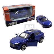 Diecast MSZ 2016 Maserati Levante SUV Biru