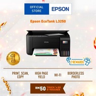 Epson EcoTank L3210 / L3250 (WIRELESS)  All-in-One Ink Tank Printer With 1 Set Original INK