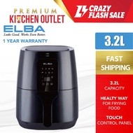 Elba / Haier 3.2L Digital Air Fryer EAF-J3213D(BK) / HA-AF253 2.5L Digital Air Fryer W Touch Control