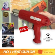 APACHE HeatMAX Hot Air Heat Gun Blower Shrink Gun Adjustable (2200W) [4 Free Accessories]