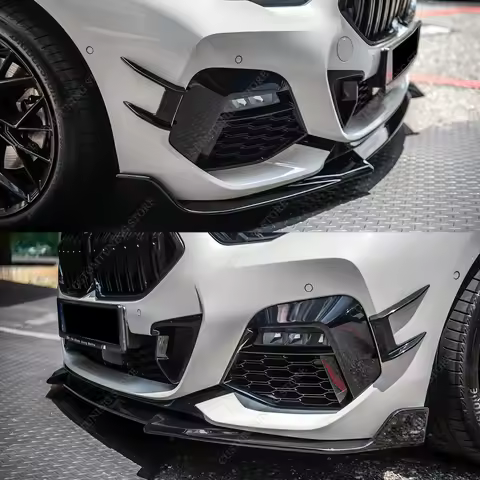For BMW F44 M Sport Front Bumper Side Splitter AirVent Trim Canards 218i 218d 220i 220d M235i 4-door
