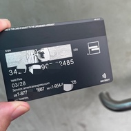 American Transportation Black Card 100 Fu Long Card Big Heart Piece Black Business Metal Transportat