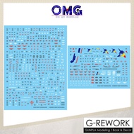 G-Rework RG RX-93FF V Gundam Water Decal CD-RG32-FF G Rework Water Decals RX93ff Nu RX93 Nu Gunpla P