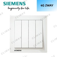 SIEMENS DELTA RELFA 4G 2WAY SWITCH - WHITE