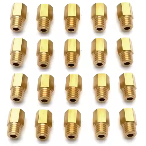 20pcs/set Hex Type Main Jets 5.2x0.9 Thread 6mm Head for MIKUNI Carburetor VM/TM/TMX RX100 AX100 TM2