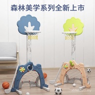 Indoor Baby Shooting Frame 6 Years Old Boys Can Lift 1-2-3-Children Basketball Hoop Sheng Household 