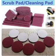 Scrub Pad(9pcs/pkt) 7447. Pad Cleaning Pad Scouring Pad Polishing Pad Polish Pad Round Polishing Pad