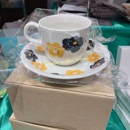 [日本直送］Doutor x Sou Sou 聯乘 SOU SOU 咖啡杯連碟 套裝 咖啡店 x 十數經典花系列 花花杯 花花碟 茶杯碟 Cup Mug Dish Plate