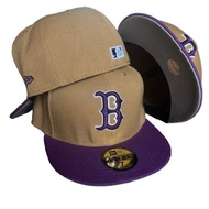 New Era Boston Red Sox 59FIFTY Fitted Cap Flat Brim Baseball Cap Fashion Accessories Outdoor Sun Hat