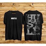 HUSTLE MOTIF T-SHIRT HUSTLE MOTIF DISTRO T-SHIRT/ LATEST VIRAL T-SHIRT/