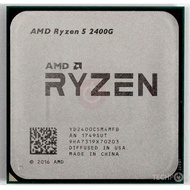 Amd Ryzen 5 2400G 3.6 GHz Processor Integrated VGA Radeon Vega 11 / 6MB /4 core 8 thread Peeling Machine