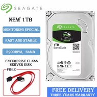 2023 Seagate HDD 1TB/2TB Desktop PC 3.5" Internal Mechanical CCTV Hard disk SATA 3.0 6Gb/s 7200RPM HDD