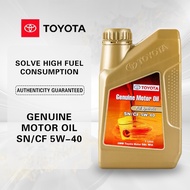 Toyota Full Synthetic SN/CF 5W40 Genuine Engine Oil (1L) Universal oil for diesel engine