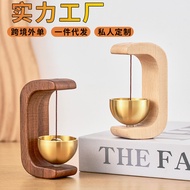 Dopamine Reminder Wooden Decorative Doorbell for Home Shops, Wind Chime, Chinese-Style Doorbell, Dop