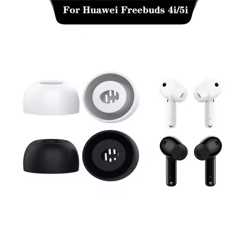 Silicone Eartips Earphone Case for Huawei Freebuds 4i/5i Covers Rubber Ear Pads Caps Cushion Eartips