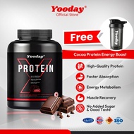 Yooday Whey Protein 2.2kg (62 Serving) Dual-Protein Complex Protein Powder 0 Sugar for Muscle Gain G