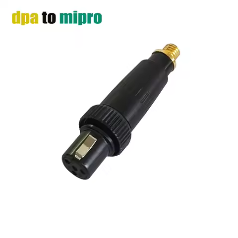 Microdot to TA4F 4-pin mini xlr connector adapter for dpa microphone and mipro transmitter wireless 