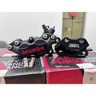 Brembo P4 For NVX V1 V2 NMax N-Max Black Red Logo 4Pot Front + Bracket CNC Plug And Play PNP Size 26